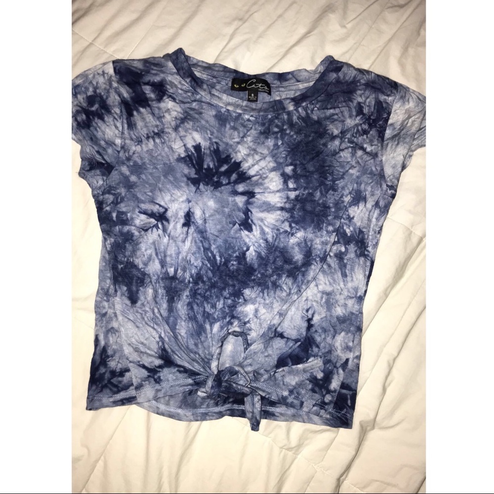 Tye dye crop top